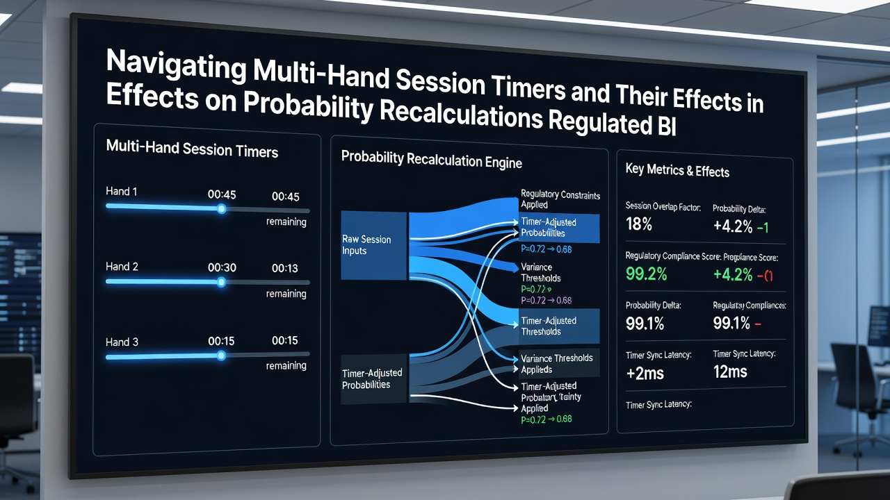 Wahrscheinlichkeitsanpassungen durch Timer in Multi-Hand-Blackjack