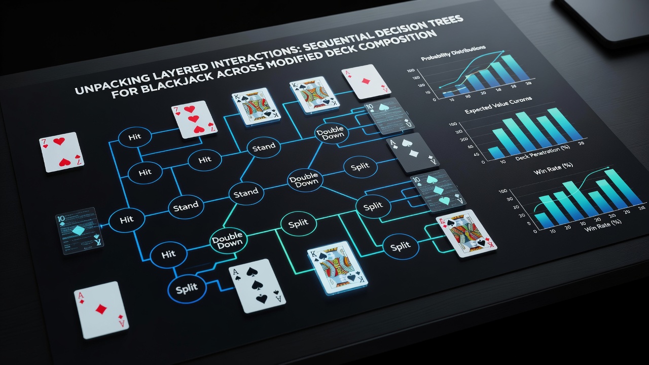Analyse von Interaktionen in Blackjack-Entscheidungsbäumen mit Fokus auf Deck-Modifikationen